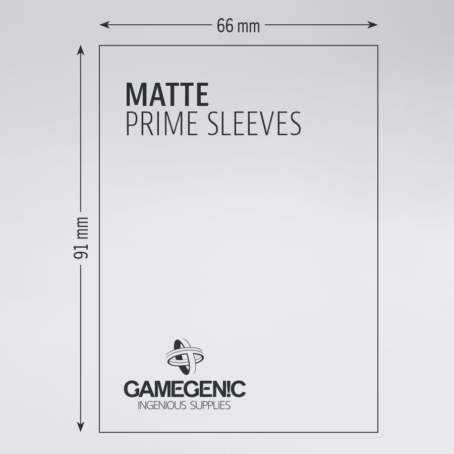 Gamegenic - Matte Prime - Kartenhüllen - Standardgröße (100) - Orange
