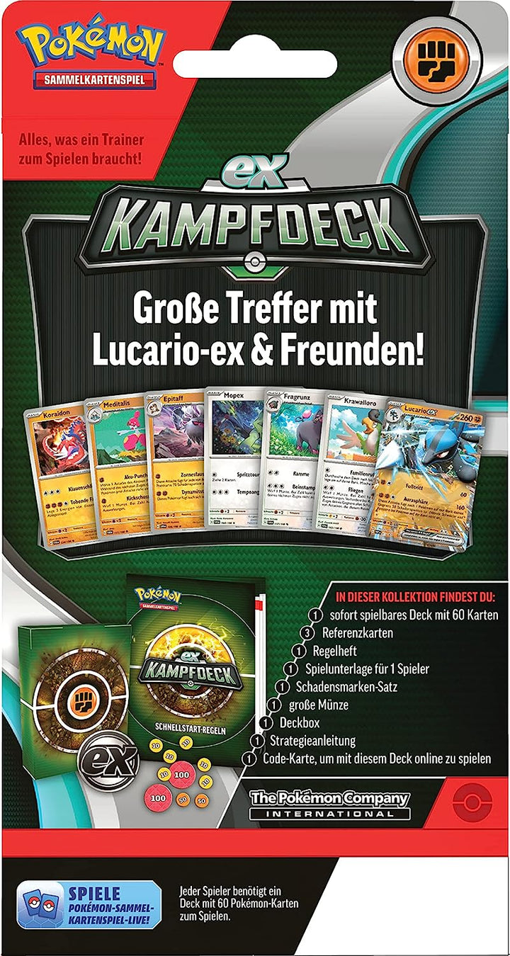 Lucario-ex - Kampfdeck - deutsch