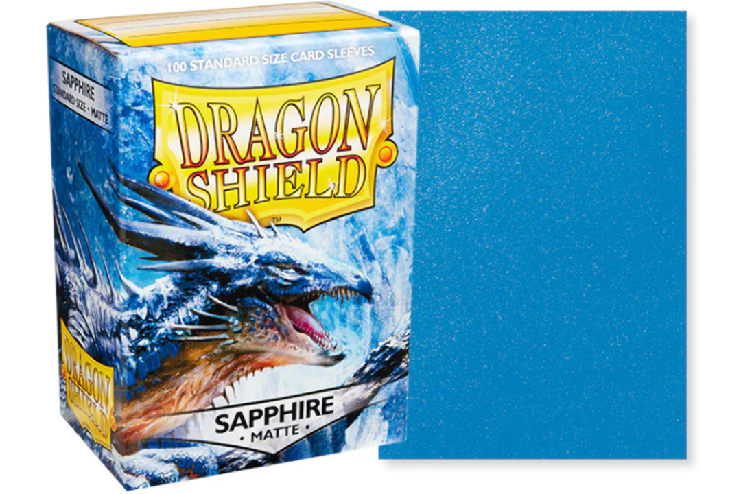 Dragon Shield Matte Sapphire 100 Protective Sleeves