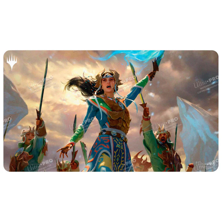 Ultra Pro Spielmatte - Tarkir: Dragonstorm - Eshki, Temur’s Roar (Temur Roar Commander Deck) (TDM)