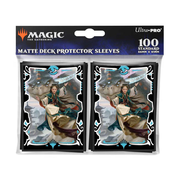 Tarkir Dragonstorm Jeskai Commander 100ct Deck Protector Sleeves for Magic: The Gathering