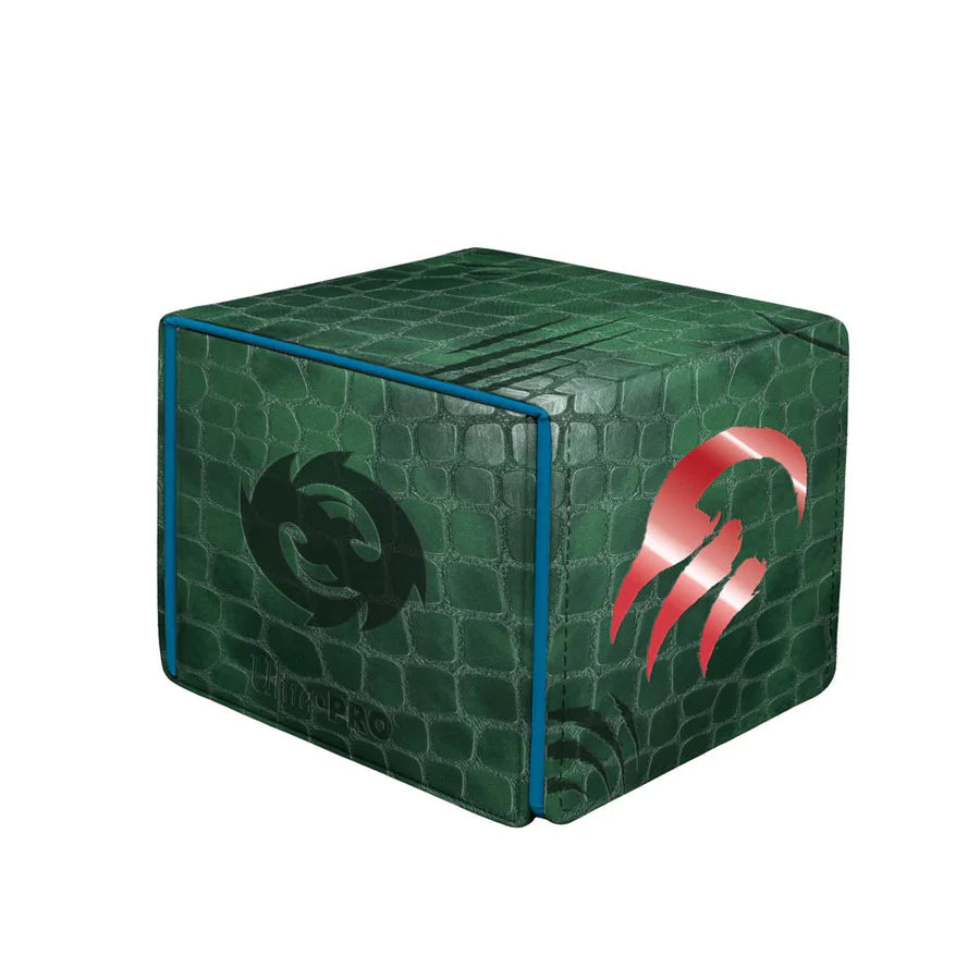 Tarkir Dragonstorm Temur Premium Alcove Edge Deck Box for Magic: The Gathering - 100+ double-sleeved