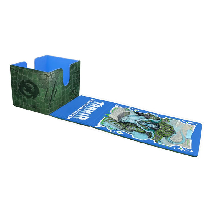 Tarkir Dragonstorm Temur Premium Alcove Edge Deck Box for Magic: The Gathering - 100+ double-sleeved