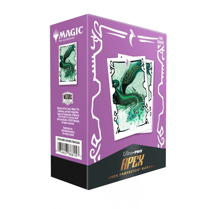 Tarkir Dragonstorm Teval, Arbiter of Virtue 105ct APEX Deck Protector™ Sleeves for Magic: The Gathering
