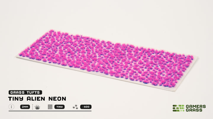 Grass Tufts : Tiny Alien Neon - Tiny