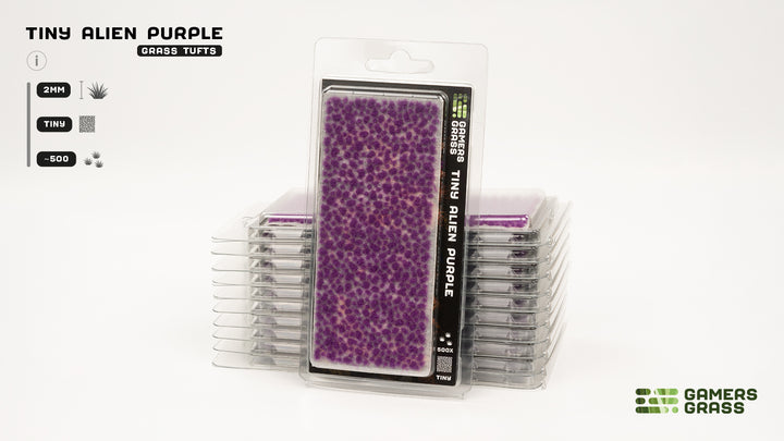Grass Tufts: Tiny Alien Purple - Tiny