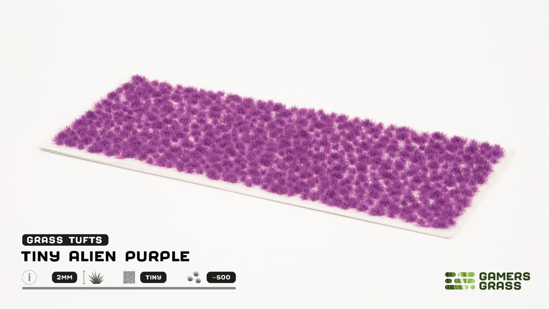 Grass Tufts: Tiny Alien Purple - Tiny