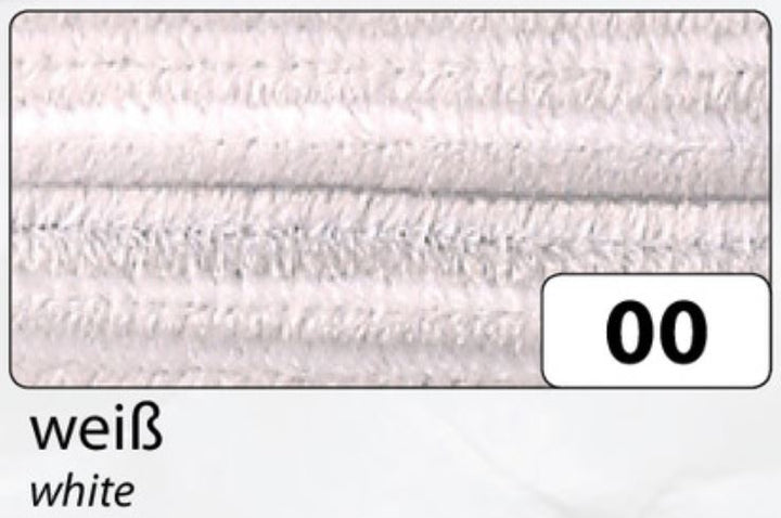 Chenilledraht Pfeifenputzer 5er oder 10er Set  Ø 8mm 50cm verschiedene Farben