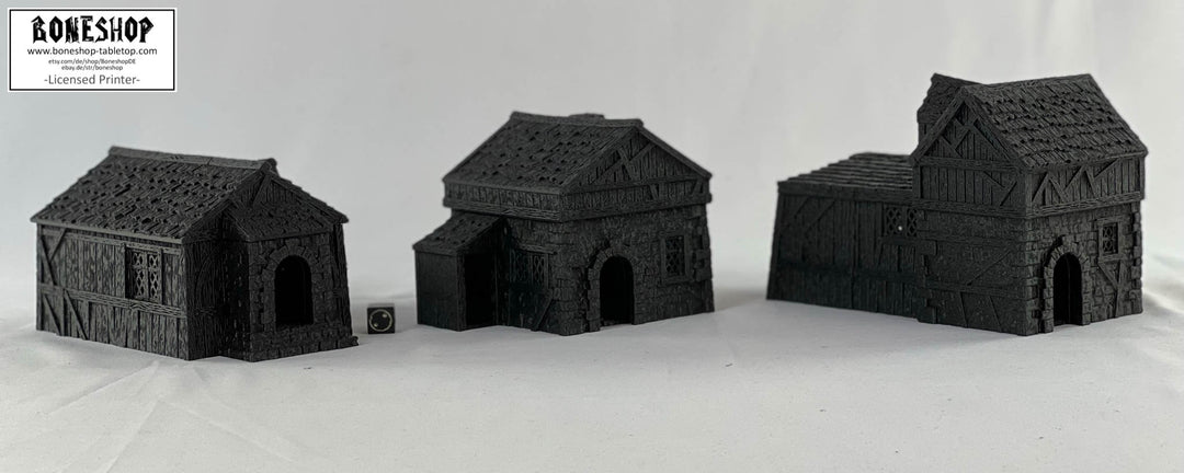 Leichheim „Slum Building Set of 3 BUNDLE“ 28mm-32mm | Boneshop