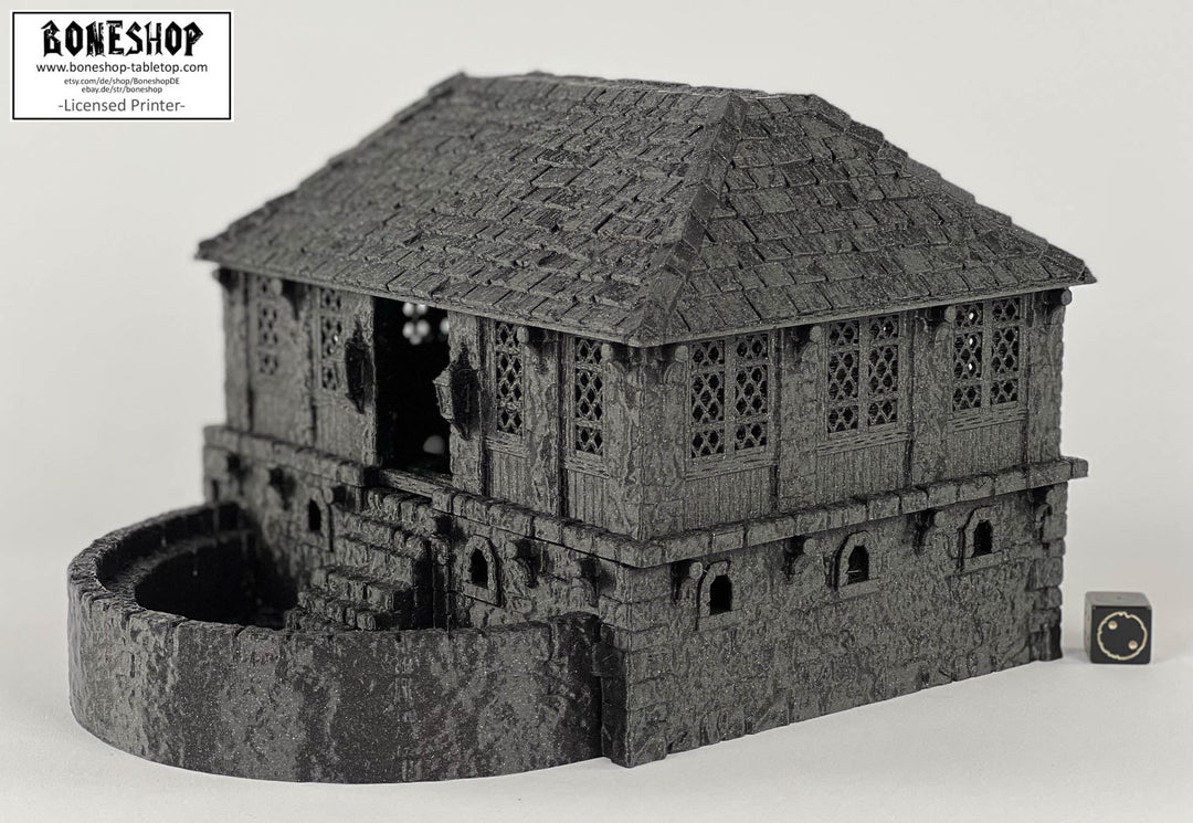 Leichheim „Bathhouse“ 28mm-32mm | RPG | DND | Building | Boneshop