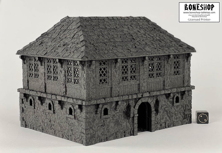 Leichheim „Bathhouse“ 28mm-32mm | RPG | DND | Building | Boneshop