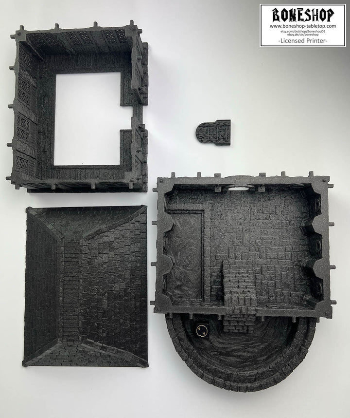 Leichheim „Bathhouse“ 28mm-32mm | RPG | DND | Building | Boneshop