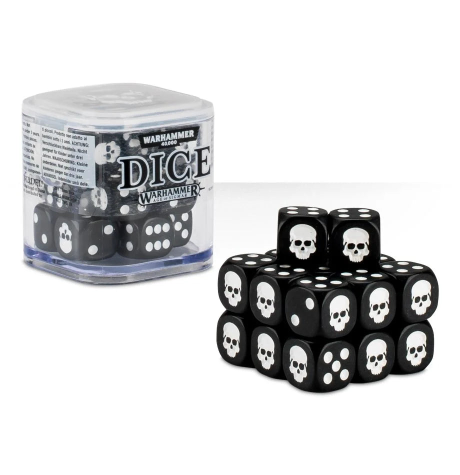 Citadel 12mm Dice Set - Black (65-36) Würfelset