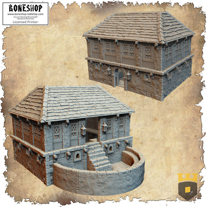 Leichheim „Bathhouse“ 28mm-32mm | RPG | DND | Building | Boneshop