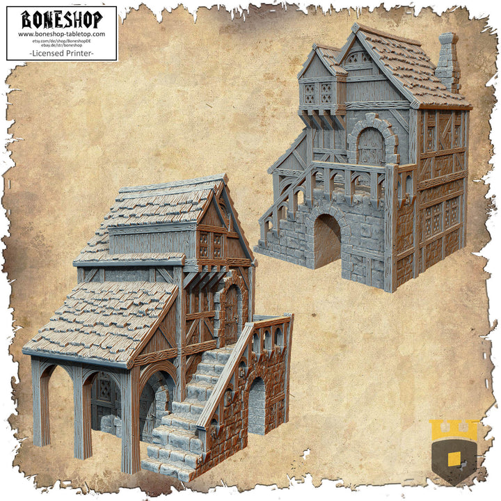 Leichheim „Civilian House 2“ 28mm-32mm | RPG | Building | Boneshop