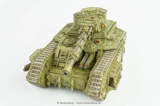 Armageddon Battle Tank Fully Armed - Boneshop - Scale 28-35 mm - Tabletop Wargaming