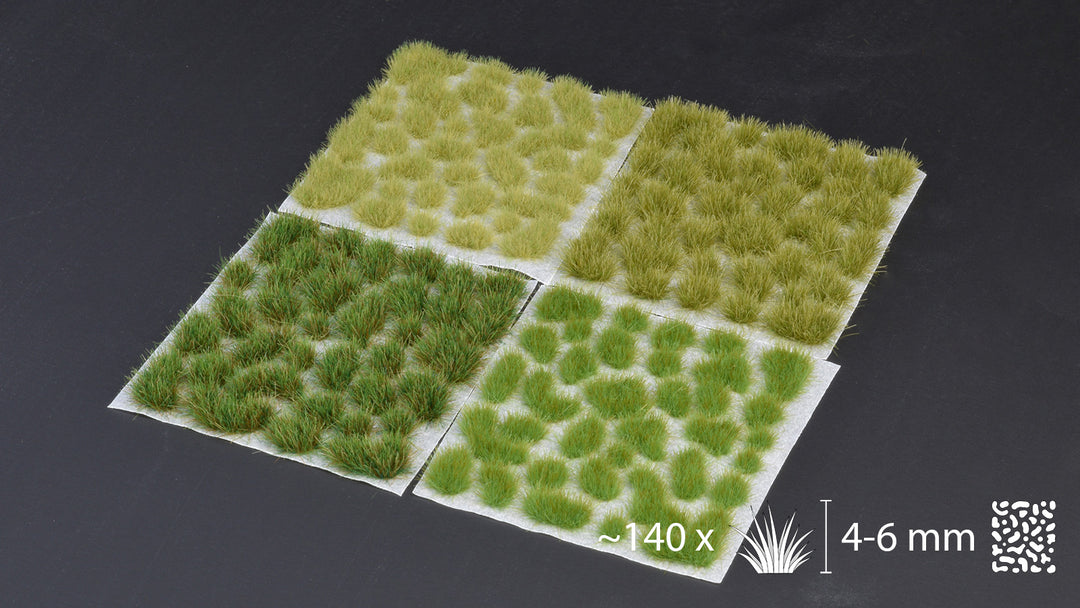 Grass Tufts : Green Meadow Tuft Set - Wild