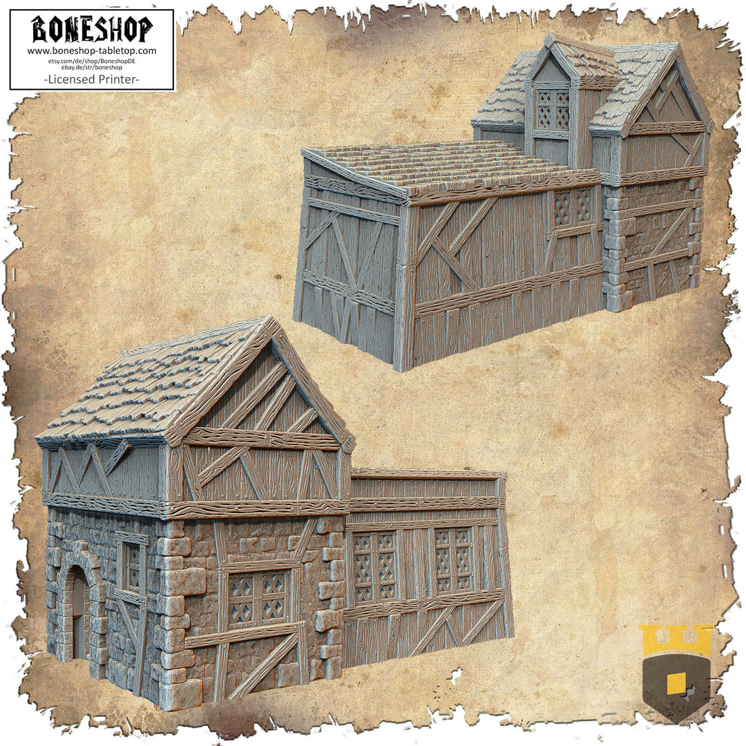 Leichheim „Slum Building 3“ 28mm-32mm | RPG | DnD | Boneshop