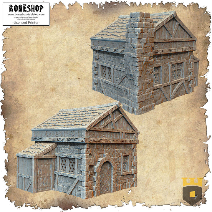 Leichheim „Slum Building 2“ 28mm-32mm | RPG | DnD | Boneshop