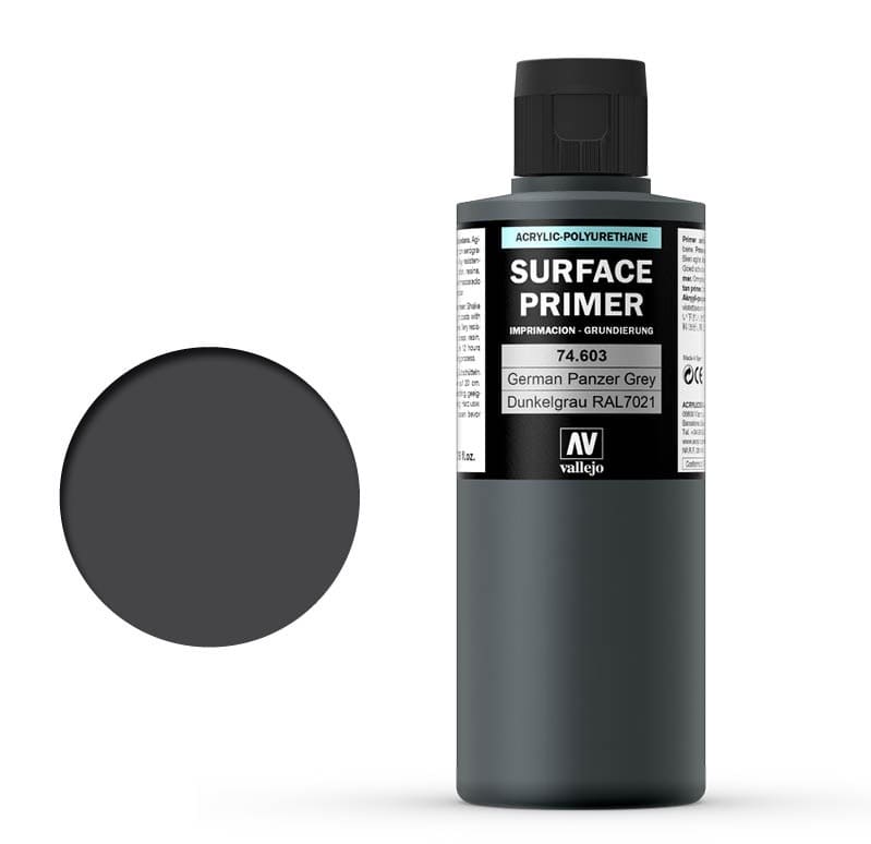 Vallejo Surface Primer German Panzer Grey 200ml