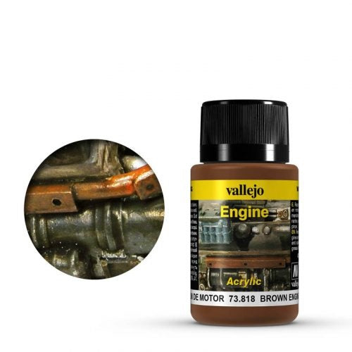 Vallejo Weathering Effects Engine Effect Brown Engine Soot